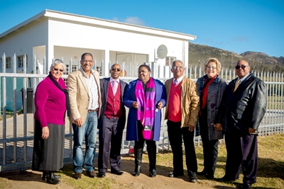Fuel depot converted into clinic